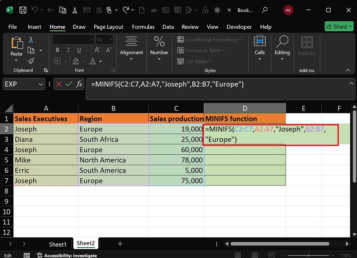 MINIFS Function3