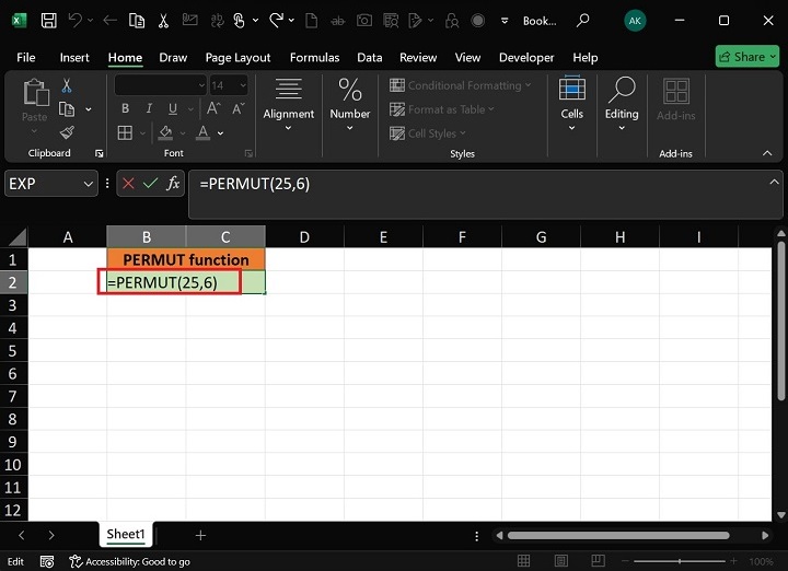 PERMUT Function1