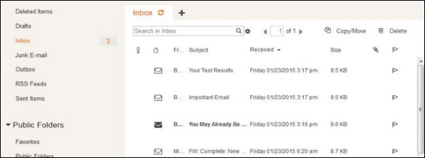 Search Inbox