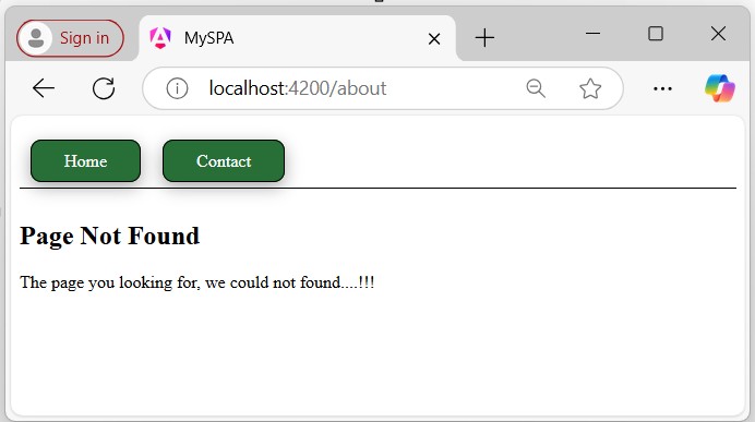 Page not Found