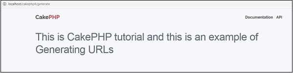 Generating URL