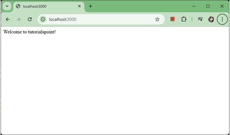 Welcome Message