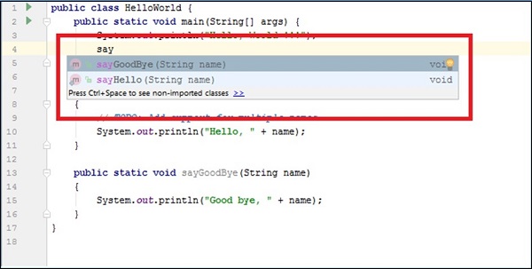 Code Completion