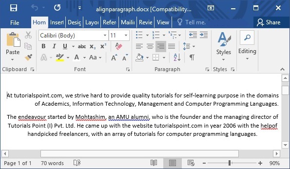 Text Align