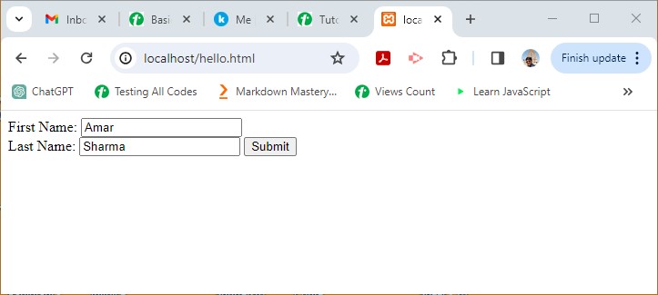 PHP $ Request 2