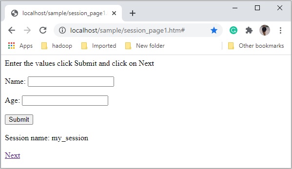 Session name