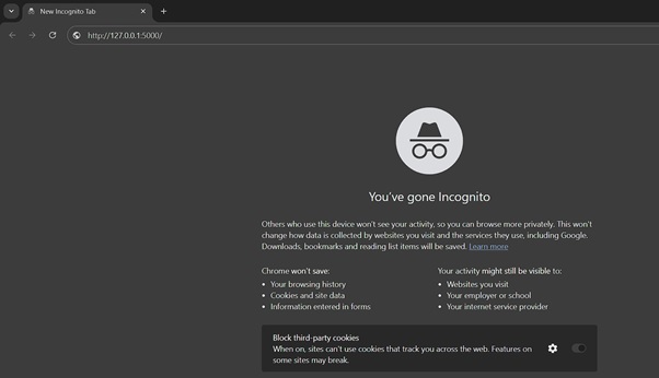 python app