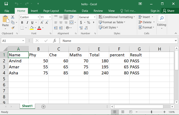 Write Array Formula