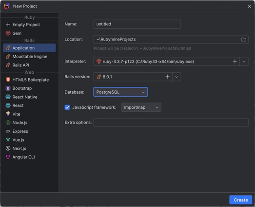 Database PostgreSQL