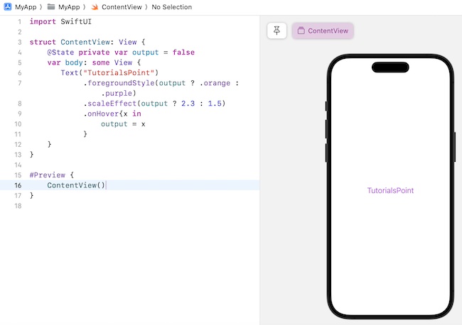 Hover Effect