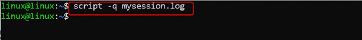 script Command in Linux5