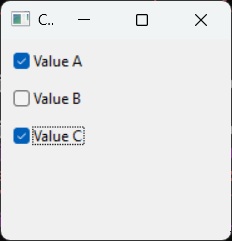 CheckBox Output