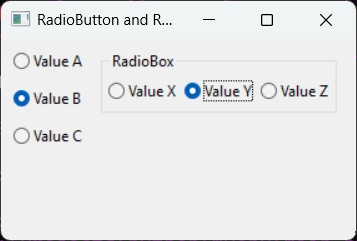 Radio Button Output